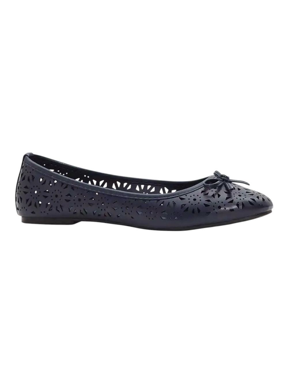 Crewcuts Girls Navy Ballet Flats